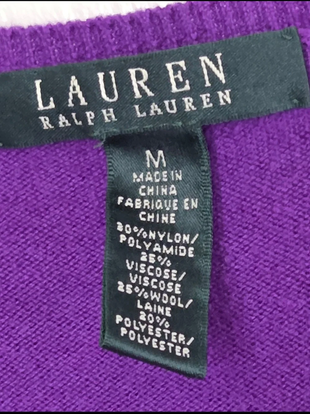 Lauren Ralph Lauren Green Label Purple Crewneck Sweater - Vibrant Purple
